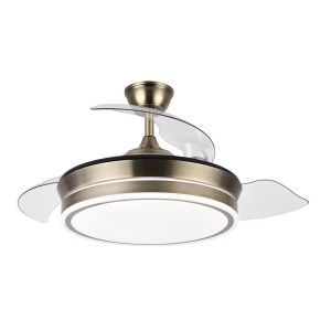 Ventilador dc bayomo cuero 72w 3 aspas desplegables