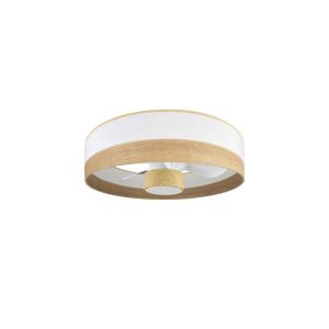 Ventilador de techo dc olga 24w blanco madera clara haya 3 aspas