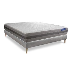 Pack colchón actimemo relax 160x220cm + somier, espuma viscoelástica, 5 zon