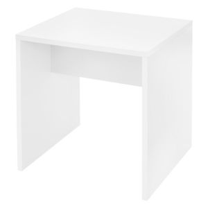 Taburete de tocador 40x36x41 cm aglomerado blanco ecd germany