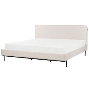 Cama tela corio 180 x 200 cm beige claro
