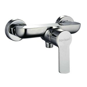 Kibath grifo de ducha monomando six acabado cromo brillo fabricado en latón