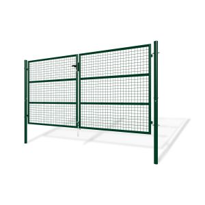 Cancela batiente de malla oLGa 3m a.150cm + cancela verde de 1m a.150cm