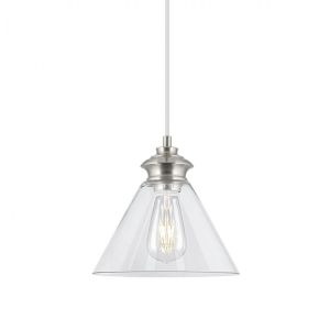 Lampara de techo ket niquel  25cm