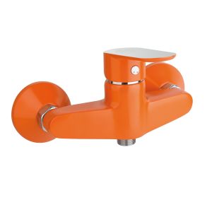 Mezclador de ducha kevon chic naranja/cromo