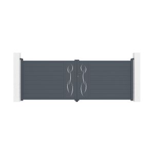Pack puerta batiente automática life 4m h.140cm + motor tanker b700