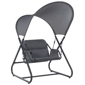 Columpio solagna metal gris oscuro