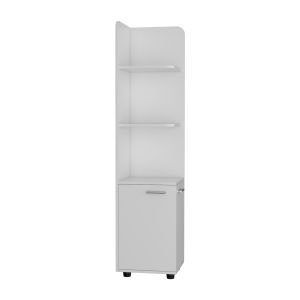 Torre de alacena malibu con 2 puertas y 3 repisas