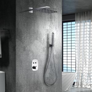 Imex - columna ducha empotrada termostática cromado serie hidra