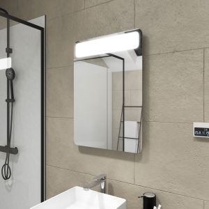 Espejo de baño con banda LED - 50x70x5 cm - cloud