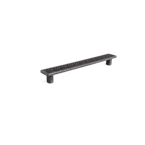 Tirador zamak lain acabado negro vintage dist. 160mm.
