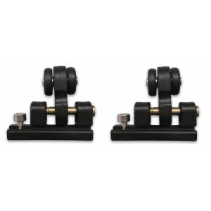 Polea rodamiento para guía de pérgola negra (2 unidades)