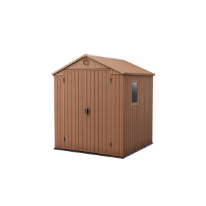 CASETA COBERTIZO RESINA JARDIN DARWIN 6X6 MARRON KETER