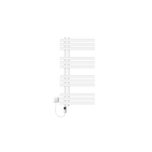 Radiador toallero eléctrico blanco 500 x 1000 mm con elemento  300w