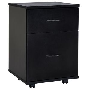 Archivador con rueda 41x39x58cm tablero de partículas Homcom