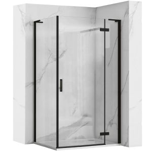 Rea cabina de ducha hugo black 100x80, 100x80x200,5 cm