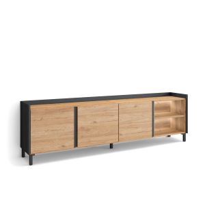 Mueble tv, 207x35x61cm,, LED rf4837
