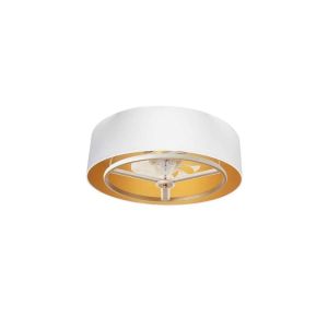 Ventilador de techo dc anuska 60w blanco oro 8 aspas
