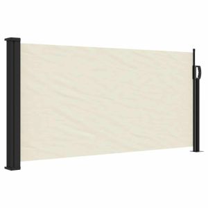 vidaXL toldo lateral retráctil crema 100x300 cm
