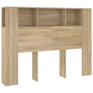 vidaXL mueble cabecero color roble sonoma 140x18,5x104,5 cm