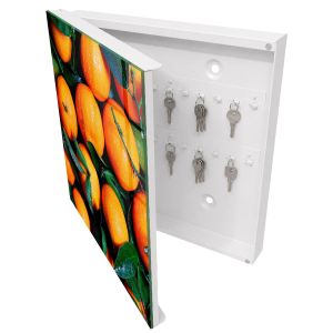 Armario llaves de pared 30x30x5 fruta fresca, apertura izquierda