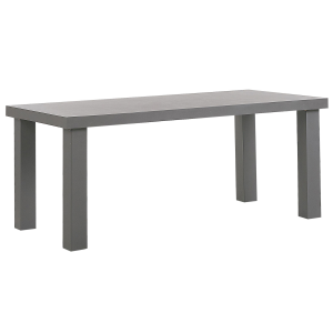 Mesa de jardín taranto 180 cm 90 cm cemento gris