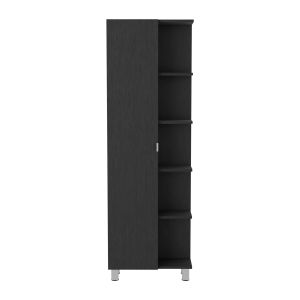 Mueble alto de baño urano, con 5 estantes  wengue