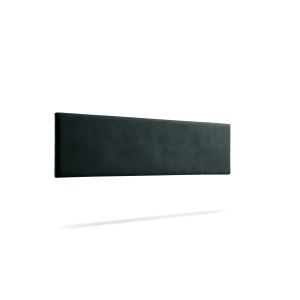 Cabecero tapizado nova acualine 145x50x5 cm - negro - moonia