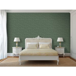 Papel pintado texturizado tnt efecto relieve grabado craft verde