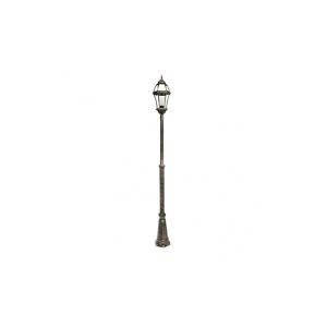 Becrux street light 1xe27 aluminium / crystal black