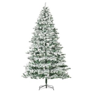 Árbol de navidad 140x140x225 cm PVC, metal bicolor Homcom