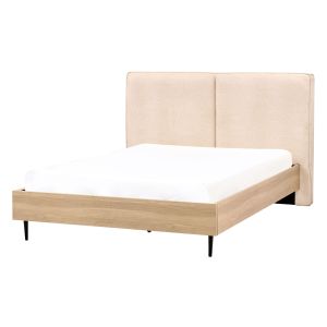 Cama bouclé izernore 140 x 200 cm beige