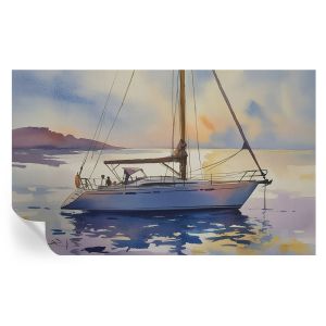 Murales autoadhesivos velero oeste 416x254 tulup