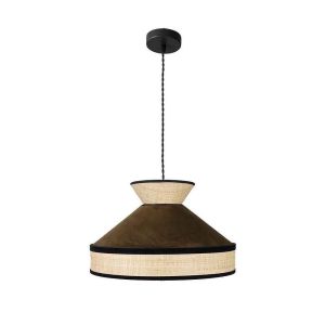 CoLGante fabrizio 1xE27 natural/marron regx40x40 cm