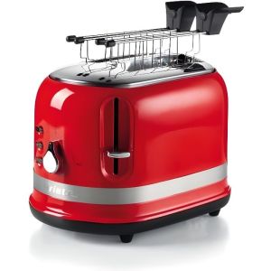 Tostadora - ariete - moderna - 2 rebanadas - 815w - rojo