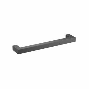 Tirador para mueble 075 acero inox dist entre ejes 160mm negro lote de 6