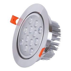 Foco downlight LED 12w  1200lm 4200ºk circular 40.000h  [ho-LEDdown-12w-w]