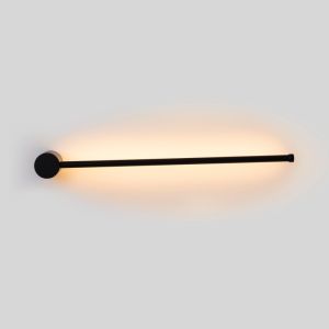 Aplique de pared minimalista lineal - LED 10w, 60cm, metal, giratorio