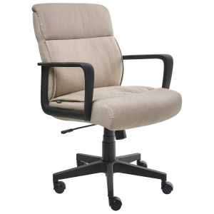 Silla de oficina byron tela beige