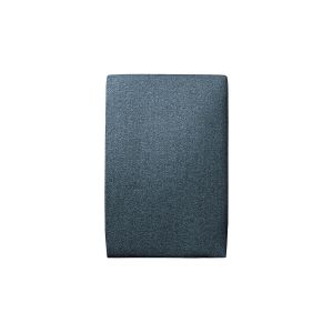 Cabecero tapizado 90 cm - tejido rizado azul - azul