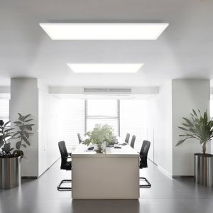 Nettlife plafon  de techo LED, 80 x 30 cm, 39w, 3000k regulable, plana,