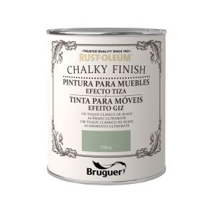 Rust-oleum bruguer chalky finish pintura muebles oliva 750ml