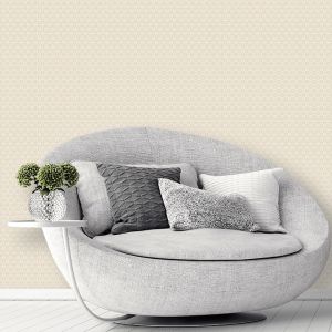 Papel pintado texturizado tnt motivo greca asiática beige