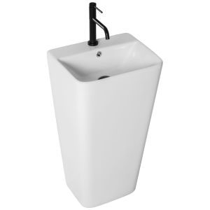 Rea lavabo de pie aris white square, 44x37,5x83 cm