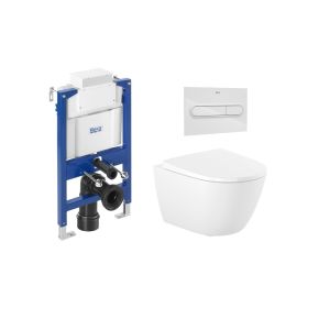 Roca duplo bajo ventana + pl1 blanco + wc roca ona 53