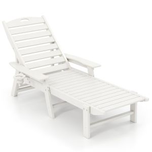 Chaise longue reclinable con respaldo regulable 196-169 x 75