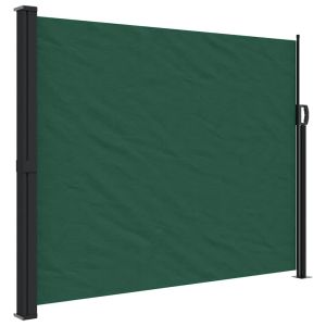 vidaXL toldo lateral retráctil verde oscuro 160x300 cm