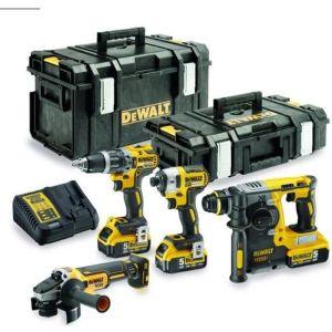 Pack electroportátil - 4 herramientas brushless - 18v - 5ah - 125mm