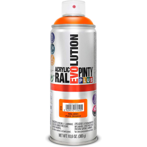 Spray acrilico brillante pintyplus ral 400 ml (ral 2004 naranja puro)