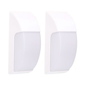 Forlight area (2uds) aplique para exterior blanco ip65 E27 23w 1263lm